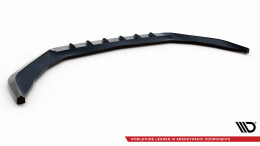 Cup Spoilerlippe Front Ansatz V.1 passend für Porsche Panamera Turbo S E-Hybrid schwarz Hochglanz