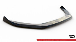 Cup Spoilerlippe Front Ansatz V.2 für Porsche Panamera E-Hybrid 971 schwarz Hochglanz