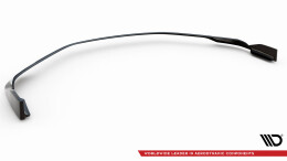 Cup Spoilerlippe Front Ansatz passend für Porsche 911 Turbo S 992 schwarz Hochglanz