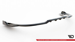 Mittlerer Cup Diffusor Heck Ansatz DTM Look passend für Porsche 911 Turbo S 992 schwarz Hochglanz