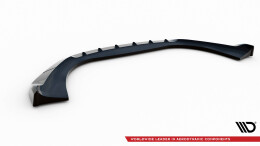 Cup Spoilerlippe Front Ansatz V.1 passend für Porsche Macan Mk1 schwarz Hochglanz