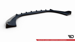 Cup Spoilerlippe Front Ansatz V.2 passend für Porsche Macan Mk1 schwarz Hochglanz