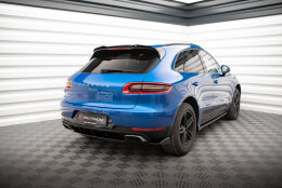 Heck Ansatz Flaps Diffusor passend für Porsche Macan...