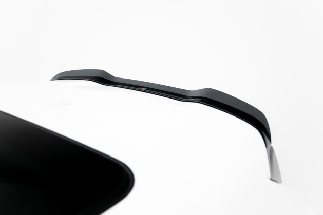 Heck Spoiler Aufsatz Abrisskante passend für Porsche Cayenne Turbo / Standard Mk2 schwarz Hochglanz