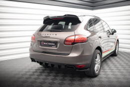 Heck Ansatz Diffusor passend für Porsche Cayenne Mk2...