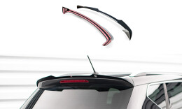 Heck Spoiler Aufsatz Abrisskante passend für Seat Ateca Mk1 schwarz Hochglanz