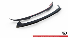 Heck Spoiler Aufsatz Abrisskante passend für Seat Ateca Mk1 schwarz Hochglanz