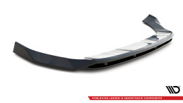 Cup Spoilerlippe Front Ansatz für Seat Ateca Mk1 schwarz Hochglanz
