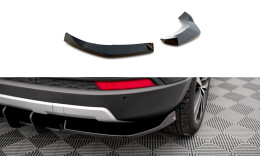 Heck Ansatz Flaps Diffusor passend für Seat Ateca Mk1 schwarz Hochglanz