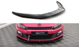 Cup Spoilerlippe Front Ansatz V.2 passend für VW Scirocco Mk3 schwarz Hochglanz