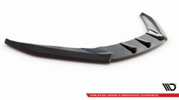 Cup Spoilerlippe Front Ansatz V.3 passend für VW Scirocco Mk3 schwarz Hochglanz