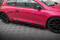 Seitenschweller Ansatz Cup Leisten passend für VW Scirocco Mk3 schwarz Hochglanz