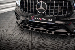 Cup Spoilerlippe Front Ansatz V.1 für Mercedes-AMG GLB 35 / AMG-Line X247 schwarz Hochglanz