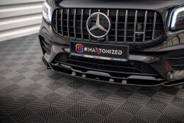Cup Spoilerlippe Front Ansatz V.2 für Mercedes-AMG GLB 35 / AMG-Line X247 schwarz Hochglanz