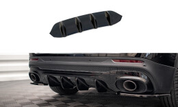 Heck Ansatz Diffusor passend für Mercedes-AMG GLB 35 X247 schwarz Hochglanz