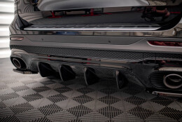 Heck Ansatz Diffusor passend für Mercedes-AMG GLB 35 X247 schwarz Hochglanz