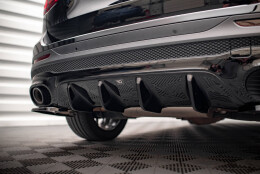 Heck Ansatz Diffusor passend für Mercedes-AMG GLB 35 X247 schwarz Hochglanz