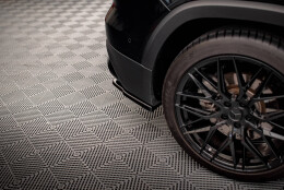 Heck Ansatz Flaps Diffusor für Mercedes-AMG GLB 35 / AMG-Line X247 schwarz Hochglanz