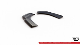 Heck Ansatz Flaps Diffusor passend für Mercedes-AMG GLB 35 X247 schwarz Hochglanz