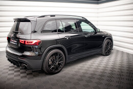 Seitenschweller Ansatz Cup Leisten passend für Mercedes-AMG GLB 35 X247 schwarz Hochglanz