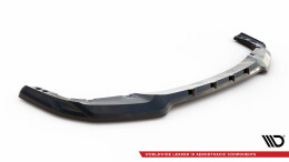Cup Spoilerlippe Front Ansatz V.1 für BMW X6 M F96 schwarz Hochglanz