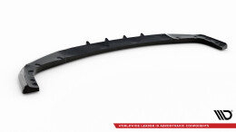 Cup Spoilerlippe Front Ansatz V.1 passend für BMW X6 M F96 schwarz Hochglanz
