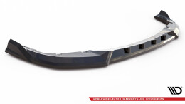 Cup Spoilerlippe Front Ansatz V.2 passend für BMW X6 M F96 schwarz Hochglanz