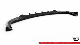 Cup Spoilerlippe Front Ansatz V.2 passend für BMW X6 M F96 schwarz Hochglanz