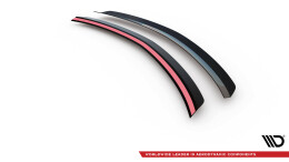 Heck Spoiler Aufsatz Abrisskante passend für Mercedes-Benz C Limousine W204 / C Coupe C204 schwarz Hochglanz