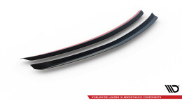 Heck Spoiler Aufsatz Abrisskante passend für Mercedes-Benz C Limousine W204 / C Coupe C204 schwarz Hochglanz