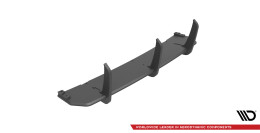 Street Pro Heckschürze Heck Ansatz Diffusor passend für Mercedes-Benz C Coupe AMG-Line C204 SCHWARZ
