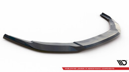 Cup Spoilerlippe Front Ansatz V.1 passend für Audi S8 D4 schwarz Hochglanz
