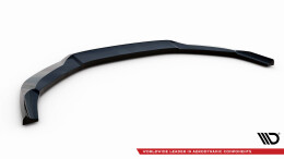 Cup Spoilerlippe Front Ansatz V.1 passend für Audi S8 D4 schwarz Hochglanz