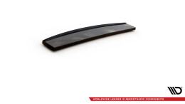 Mittlerer Cup Diffusor Heck Ansatz passend für Audi S8 D4 schwarz Hochglanz