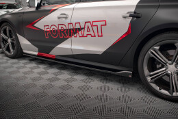 Street+ Seitenschweller Leisten V.2 passend für Audi S8 D4 schwarz Hochglanz