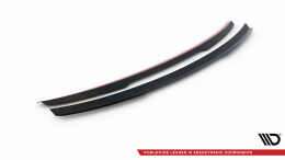 Heck Spoiler Aufsatz Abrisskante passend für Audi S8 / A8 S-Line D5 Facelift schwarz Hochglanz