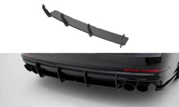 Street Pro Heckschürze Heck Ansatz Diffusor passend für Audi S8 D5 rot