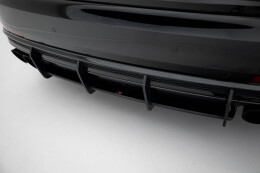 Street Pro Heckschürze Heck Ansatz Diffusor passend für Audi S8 D5 rot