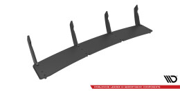Street Pro Heckschürze Heck Ansatz Diffusor passend für Audi S8 D5 rot