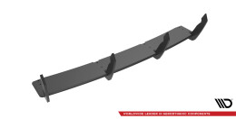 Street Pro Heckschürze Heck Ansatz Diffusor passend für Audi S8 D5 rot