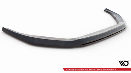 Cup Spoilerlippe Front Ansatz V.1 passend für Audi S8 / A8 S-Line D5 schwarz Hochglanz