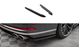Heck Ansatz Flaps Diffusor für Audi S8 D5 schwarz...