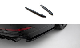 Heck Ansatz Flaps Diffusor passend für Audi S8 D5 schwarz Hochglanz