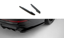 Heck Ansatz Flaps Diffusor V.2 passend für Audi S8 D5 schwarz Hochglanz