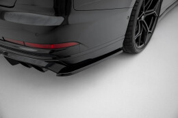 Heck Ansatz Flaps Diffusor V.2 passend für Audi S8 D5 schwarz Hochglanz