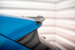 Oberer Spoiler Heck Spoiler Aufsatz Abrisskante passend für Audi e-tron schwarz Hochglanz