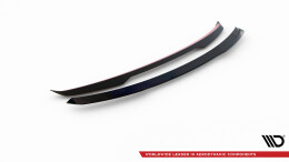 Oberer Spoiler Heck Spoiler Aufsatz Abrisskante passend für Audi e-tron schwarz Hochglanz