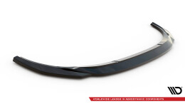 Cup Spoilerlippe Front Ansatz V.1 für Audi e-tron schwarz Hochglanz