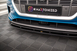 Cup Spoilerlippe Front Ansatz V.2 passend für Audi e-tron schwarz Hochglanz