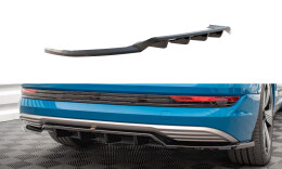 Mittlerer Cup Diffusor Heck Ansatz DTM Look passend für Audi e-tron schwarz Hochglanz